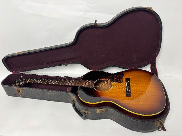 Gibson LG-1 1955 - Sunburst - All Original!, Muziek en Instrumenten, Snaarinstrumenten | Gitaren | Akoestisch, Gebruikt, Western- of Steelstringgitaar