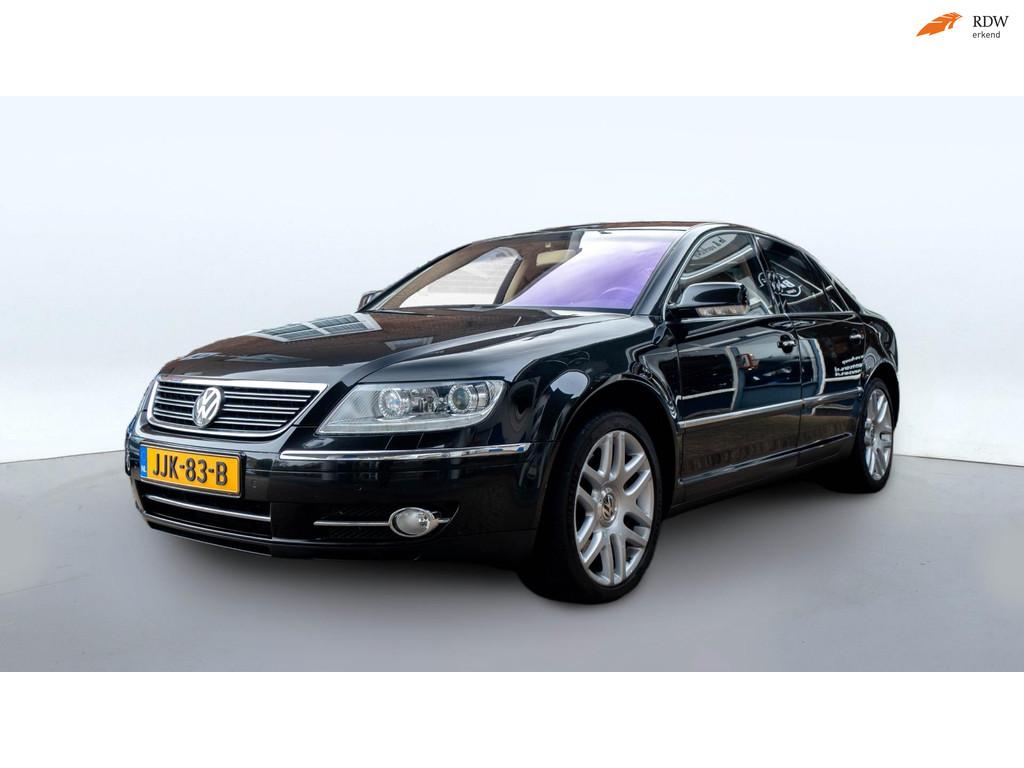 Volkswagen Phaeton 4.2 V8 5p. Highline/ Volledig Onderhouden, Automaat, Gebruikt, 4200 cc, Zwart