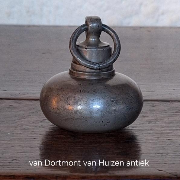 Tinnen Moffenkruikje 1884-1928, Antiek en Kunst, Antiek | Tin, Ophalen of Verzenden