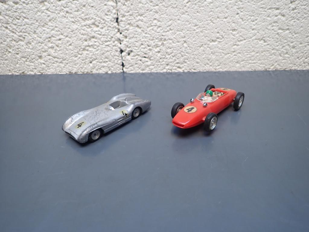 Marklin 8010 Mercedes W196 Streamliner, + Porsche F1 1:43, Hobby en Vrije tijd, Modelauto's | 1:43, Niet ingevuld, Gebruikt, Niet ingevuld