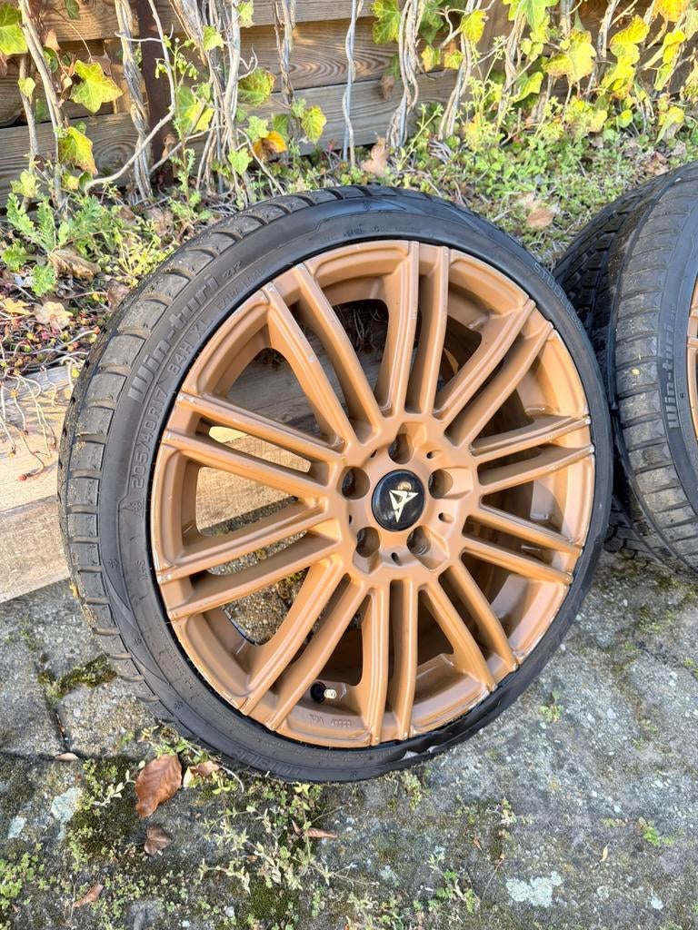 Tec AS3 17 inch 5x100 ET38 cupra velgen wielen velgenset, Ophalen, Gebruikt, Velg(en), VL Custom Scooters