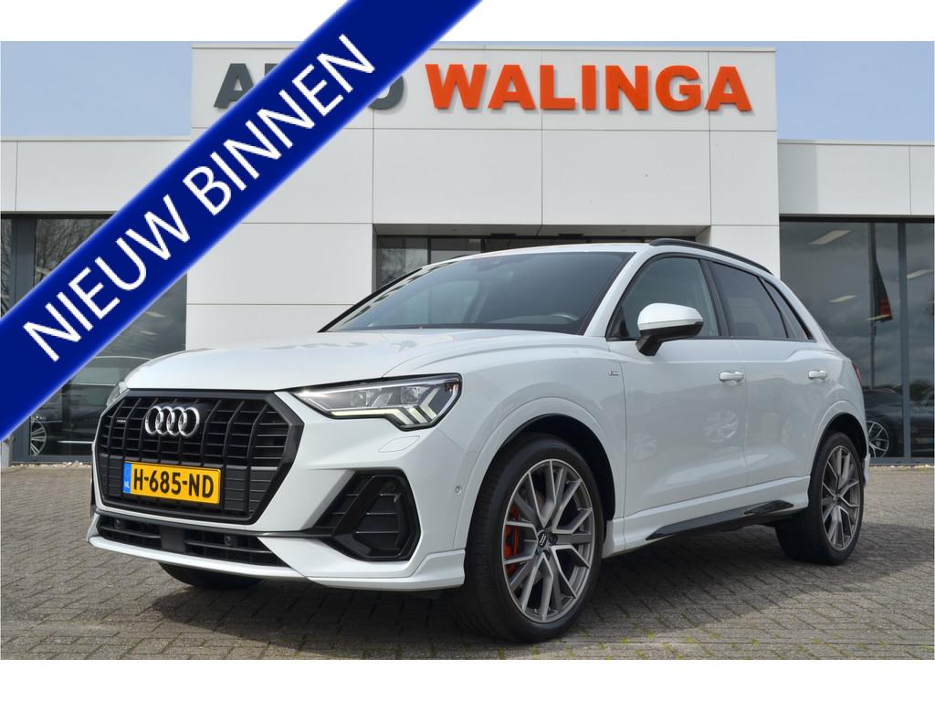 Audi Q3 40 TFSI quattro 3X S-Line Standkachel | Carplay | Ad, Automaat, Gebruikt, 1984 cc, Leder en Stof