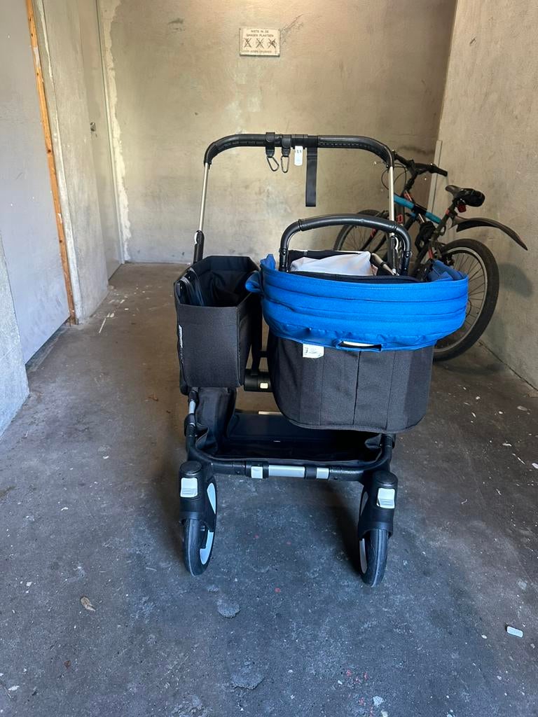 Bugaboo Donkey 5 Mono compleet blauw, Kinderwagen, Nieuw, Bugaboo, Ophalen of Verzenden