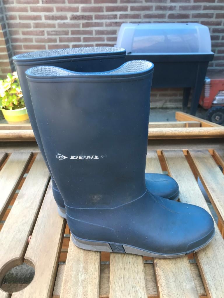 Laarzen kind maat 33 (Dunlop) en maat 35, Gebruikt, Jongen of Meisje, Ophalen of Verzenden, Laarzen