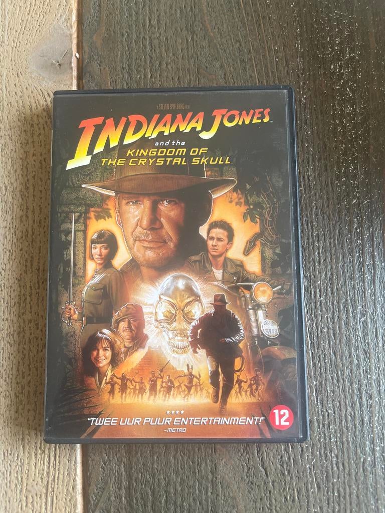 Indiana Jones and the Kingdom of the Crystal Skull DVD, Vanaf 12 jaar, Ophalen of Verzenden, Gebruikt