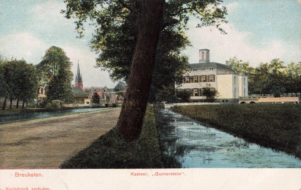 Breukelen Kasteel Gunterstein VN2830, Ophalen, Voor 1920, Ongelopen, Utrecht