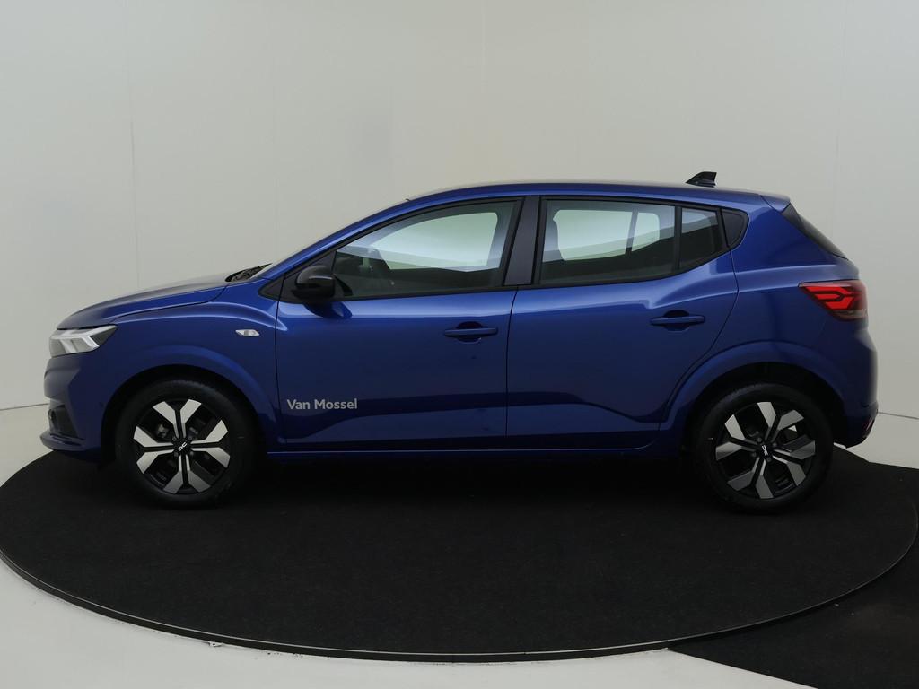 Dacia Sandero 1.0 TCe 100 ECO-G Journey | Navigatie | Parkee, Auto's, Voorwielaandrijving, Euro 6, Blauw, Origineel Nederlands