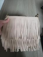 Beige schoudertasje met franjes, Ophalen of Verzenden