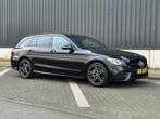 Mercedes-Benz C300 e AMG/SOH 96%/VIRTUAL/STOELVERW/SFEERVERL, Auto's, Mercedes-Benz, Achterwielaandrijving, 1800 kg, Zwart, Stationwagon