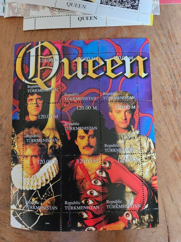 Queen postzegels, nieuwe staat, Ophalen of Verzenden