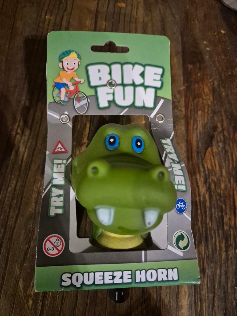 Leuke Krokodil Fietsbel - Bike Fun Squeeze Horn, Ophalen of Verzenden, Nieuw