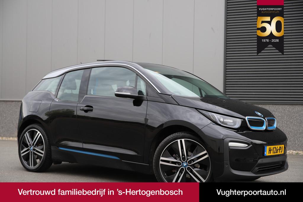 BMW i3 Executive 120Ah 42 kWh/Adaptive/Sunroof/Carplay/W-pom, Automaat, Gebruikt, Zwart, 4 stoelen