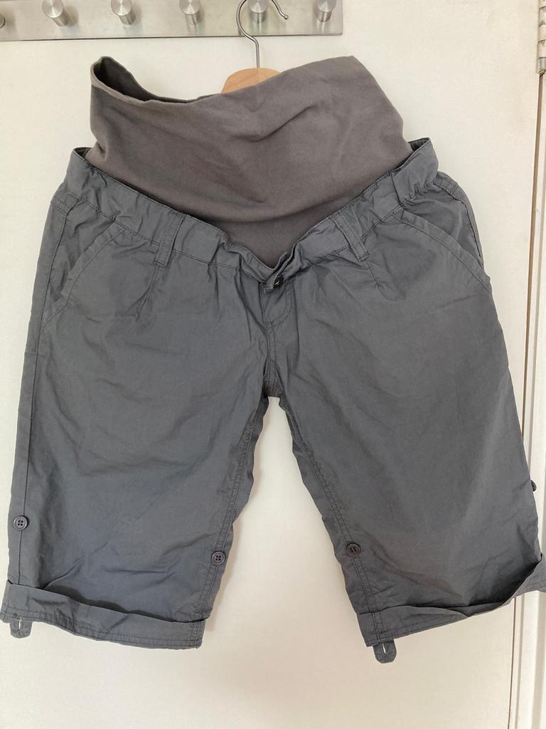 Fijne korte broek. Zwangerschap maat 38 Mamalicious, Kleding | Dames, Positiekleding, Grijs, Gedragen, Broek of Spijkerbroek, Ophalen