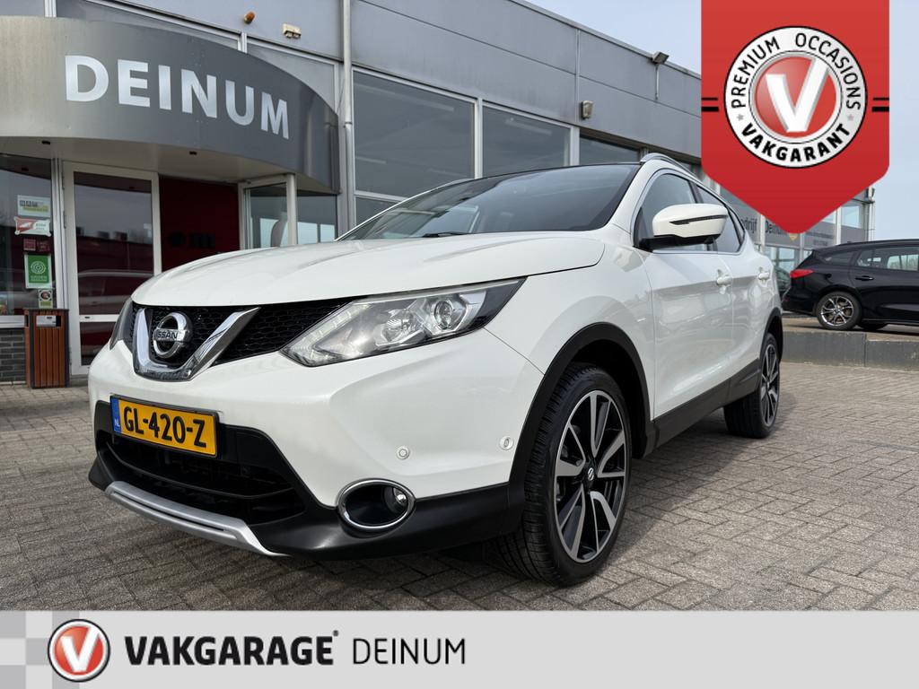 Nissan QASHQAI 1.6 Turbo 164 PK "Tekna" Leder comfintr, Pano, Auto's, Nissan, Bedrijf, Te koop, Qashqai, 360° camera, ABS, Achteruitrijcamera
