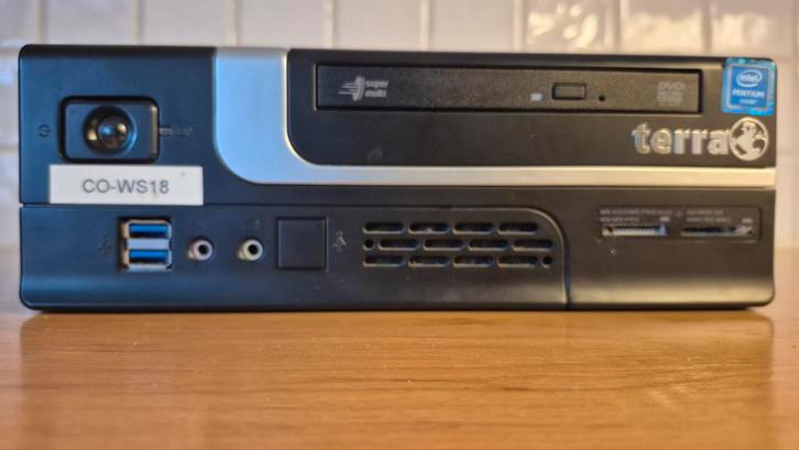 Terra Desktop PC - Intel Pentium G4400, 4GB RAM, Win 10, Computers en Software, Desktop Pc's, Gebruikt, 3 tot 4 Ghz, HDD, 4 GB