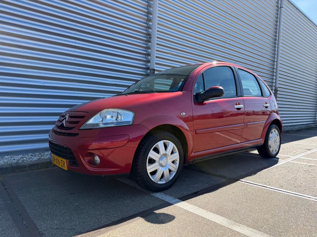Citroën C3 1.4 I 16V AUT NAP✅ Sensodrive Airco 2007 Rood, Auto's, Citroën, Euro 5, 1160 kg, Zwart, 4 cilinders