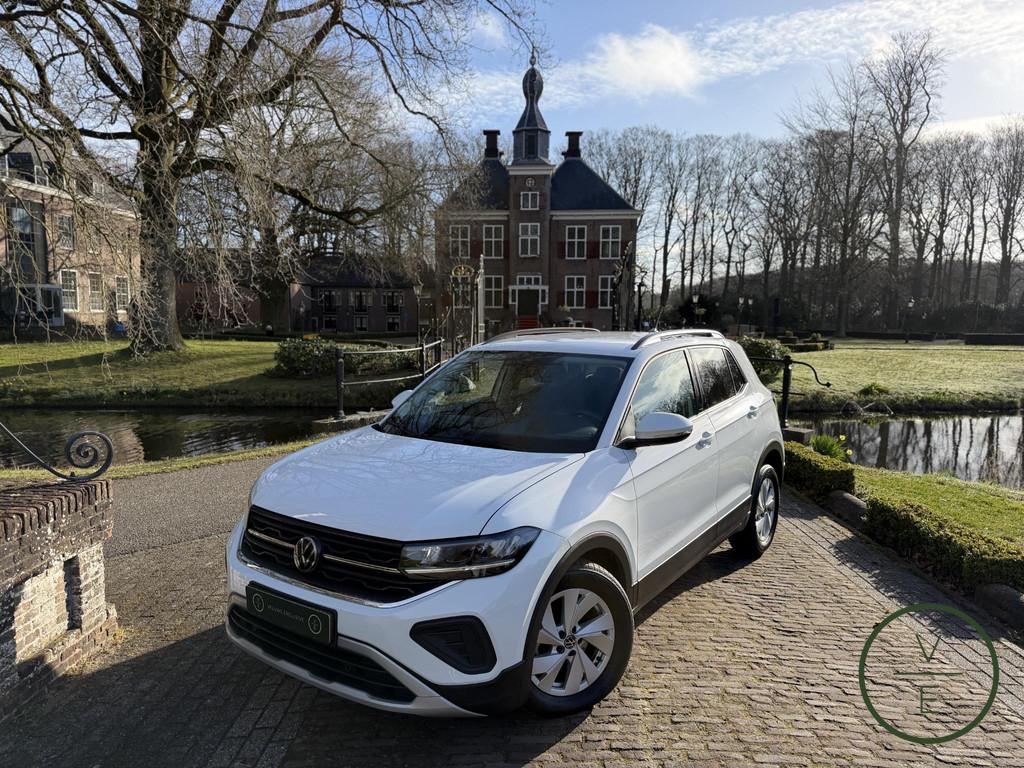 Volkswagen T-Cross 1.0 TSI Life Edition | Clima | Adaptive C, Auto's, Volkswagen, Gebruikt, 116 pk, Wit, LED verlichting