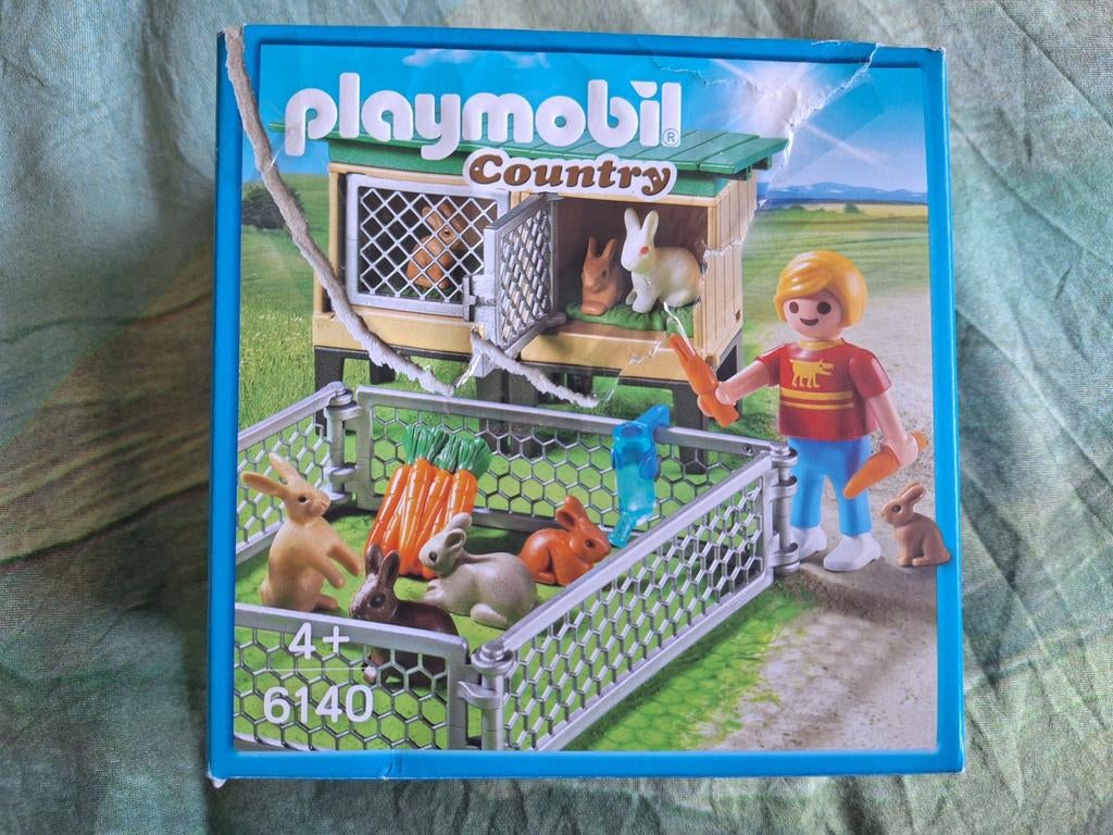 Playmobil Country Konijnenhok met konijnen en figuur, Kinderen en Baby's, Speelgoed | Playmobil, Ophalen of Verzenden, Gebruikt