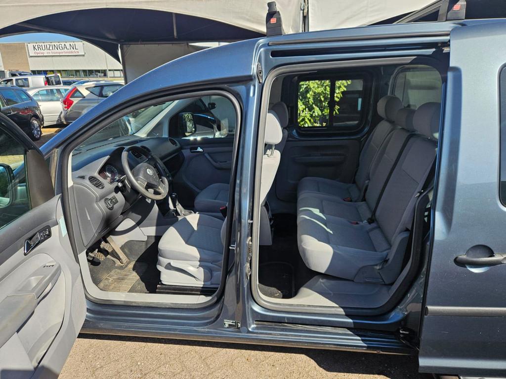 Volkswagen Caddy 1.4 Easyline 7p. Airco trekhaak, Auto's, Volkswagen, Overige modellen, 4 cilinders, 7 stoelen, Bedrijf