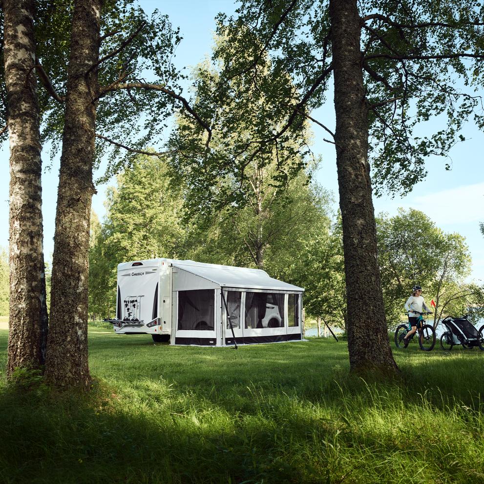 SUPER KOOPJE !! Luifeltent Thule Residence G3  NIEUW, Caravans en Kamperen, Ophalen of Verzenden, Nieuw, PVC, Thule