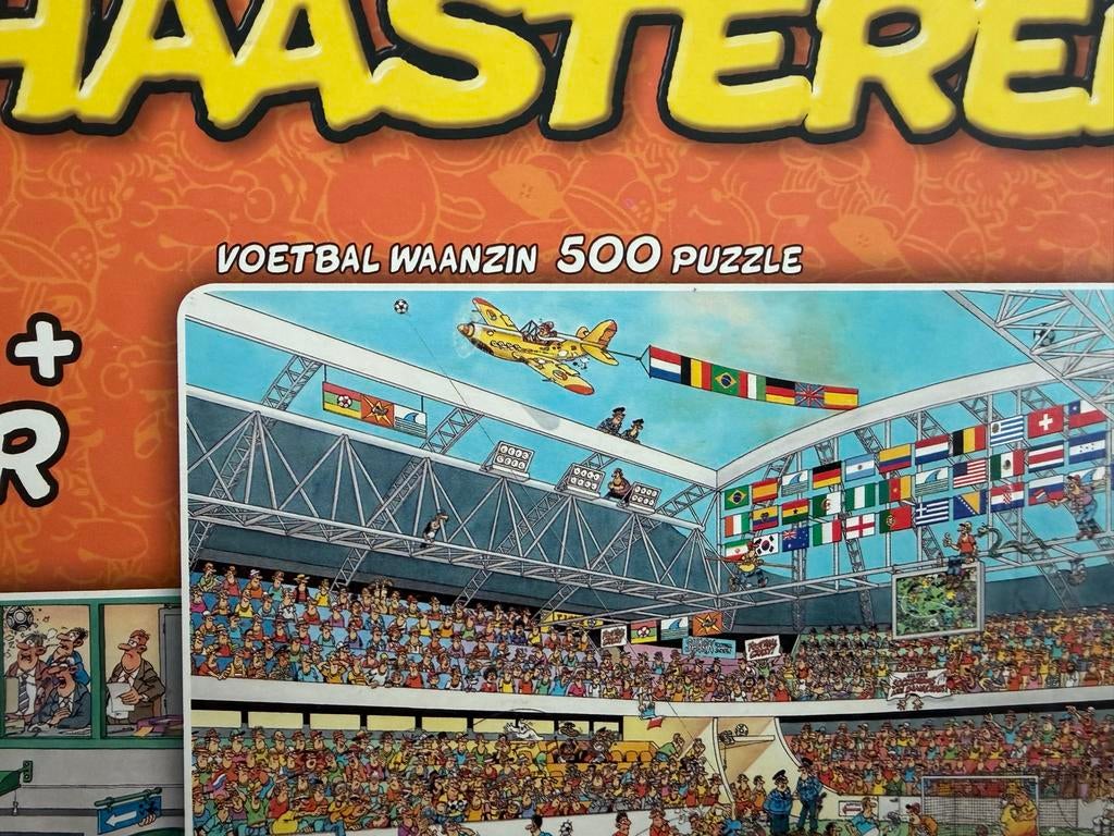 Jan van Haasteren puzzel 3x: 500, 750 en 1000 stukjes, Ophalen of Verzenden, 500 t/m 1500 stukjes, Zo goed als nieuw, Legpuzzel