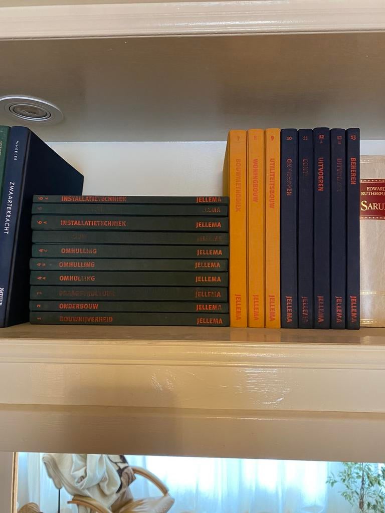 Jellema serie bouwkunde compleet 1 tm 13, Boeken, Ophalen of Verzenden, Zo goed als nieuw, Overige niveaus, Nederlands