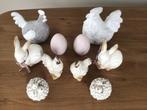 Paas decoratie, porseleinen kippen, hazen, kuikens, eieren., Diversen, Pasen, Ophalen, Zo goed als nieuw