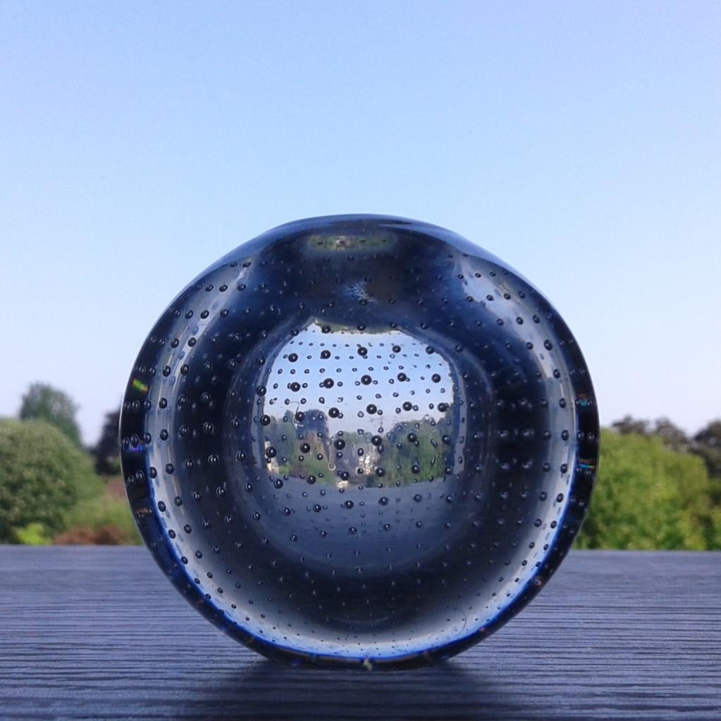 Bolvaas Spijkerglas Leerdam Copier Serica, Antiek en Kunst, Antiek | Glas en Kristal, Ophalen of Verzenden