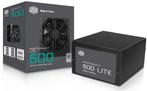 Cooler Master MasterWatt Lite 600W, Computers en Software, Interne voedingen, Ophalen of Verzenden, Gebruikt
