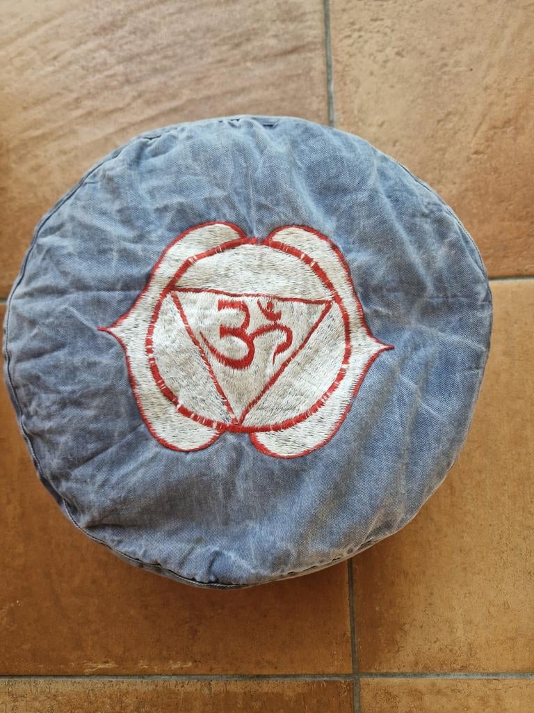 Handgemaakt Yoga/Meditatiekussen AJNA, Ophalen of Verzenden, Gebruikt, Overig