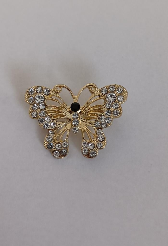 Vlinder broche, Overige materialen, Overige kleuren, Minder dan 4 cm, Nieuw