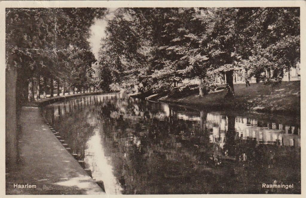 Haarlem Raamsingel 1935, Ophalen of Verzenden, 1920 tot 1940, Gelopen, Noord-Holland