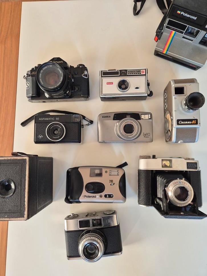 Collectie vintage camera's, Audio, Tv en Foto, Fotocamera's Analoog, Polaroid, Polaroid, Ophalen of Verzenden