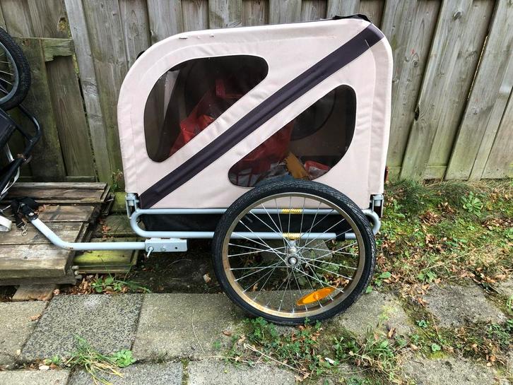 Gebruikte hondenkar voor grote hond, Fietsen en Brommers, Fietsaccessoires | Aanhangers en Karren, Gebruikt, Hondenkar, 20 tot 40 kg