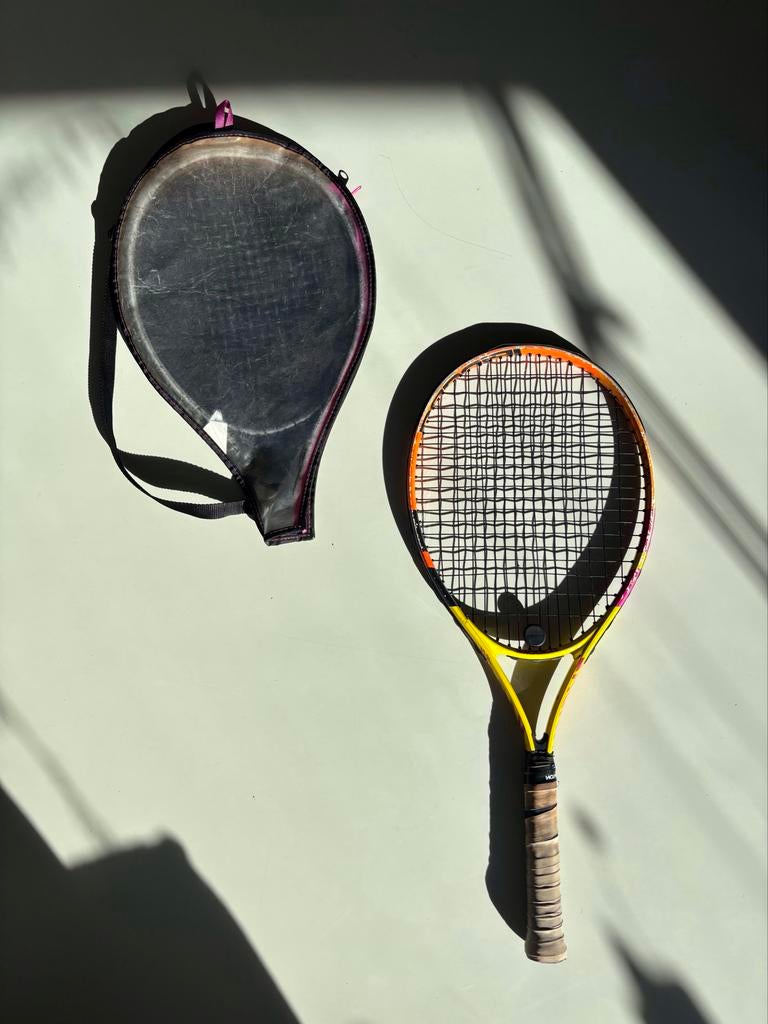 Babolat Tennnisracket JR 26 met hoes - Ideaal voor jeugd, Ophalen of Verzenden, Gebruikt, Racket, Babolat