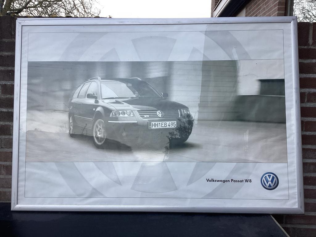 Volkswagen Passat W8 showroom foto met lijst, Ophalen of Verzenden, Gebruikt, Auto's