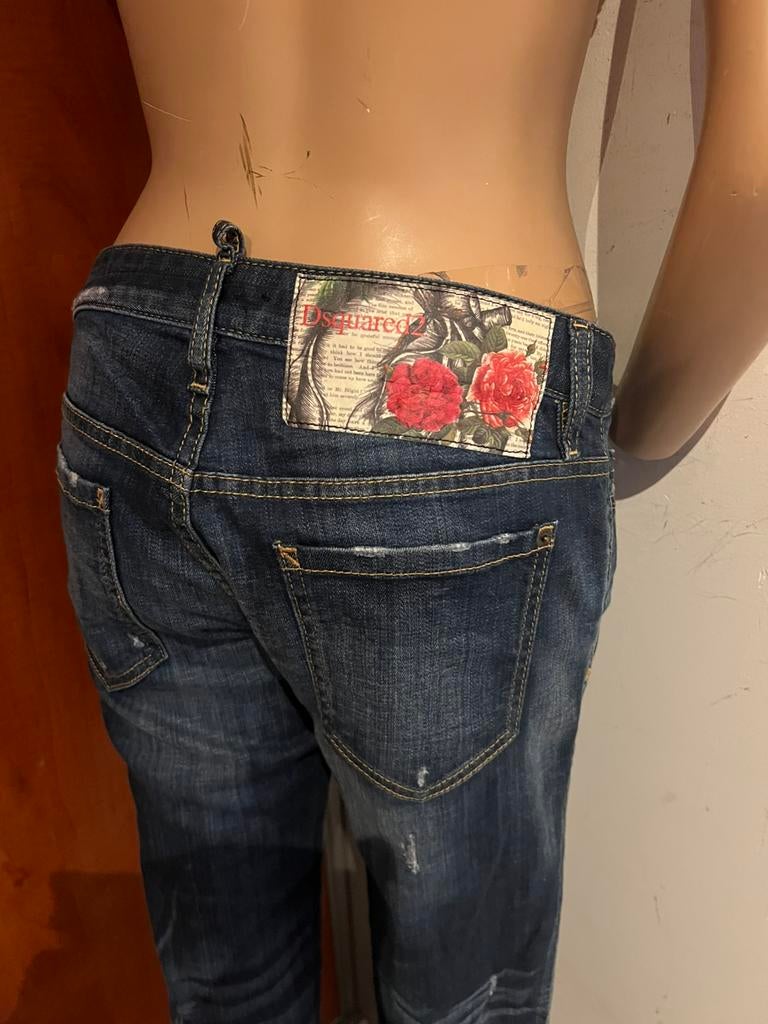 DSQUARED2 jeans maat S it 42 origineel zgan, Blauw, G, B, Ophalen of Verzenden