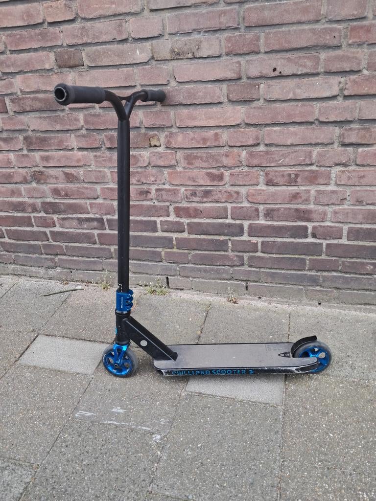 Stuntstep Chilli Pro Scooter - Blauw/Zwart, Fietsen en Brommers, Steps, Ophalen, Gebruikt, Overige typen, Chilli Pro Scooter