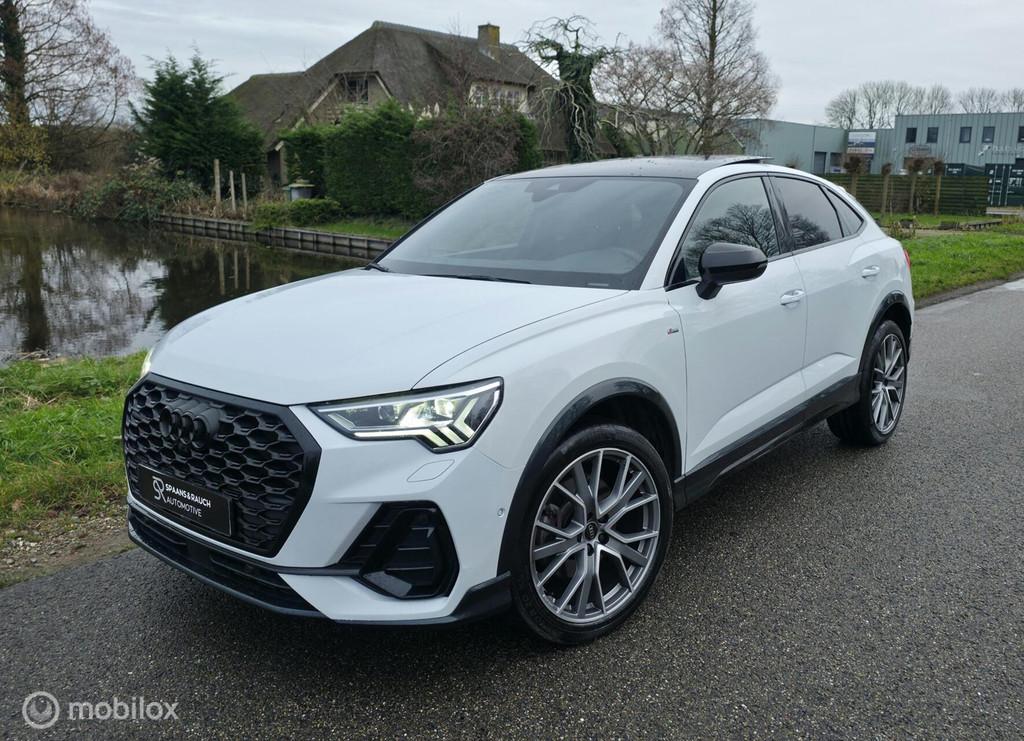 Audi Q3 Sportback 45 TFSI Quattro / S-Line / Pano / Sonos, Auto's, Automaat, Gebruikt, Zwart, 1984 cc