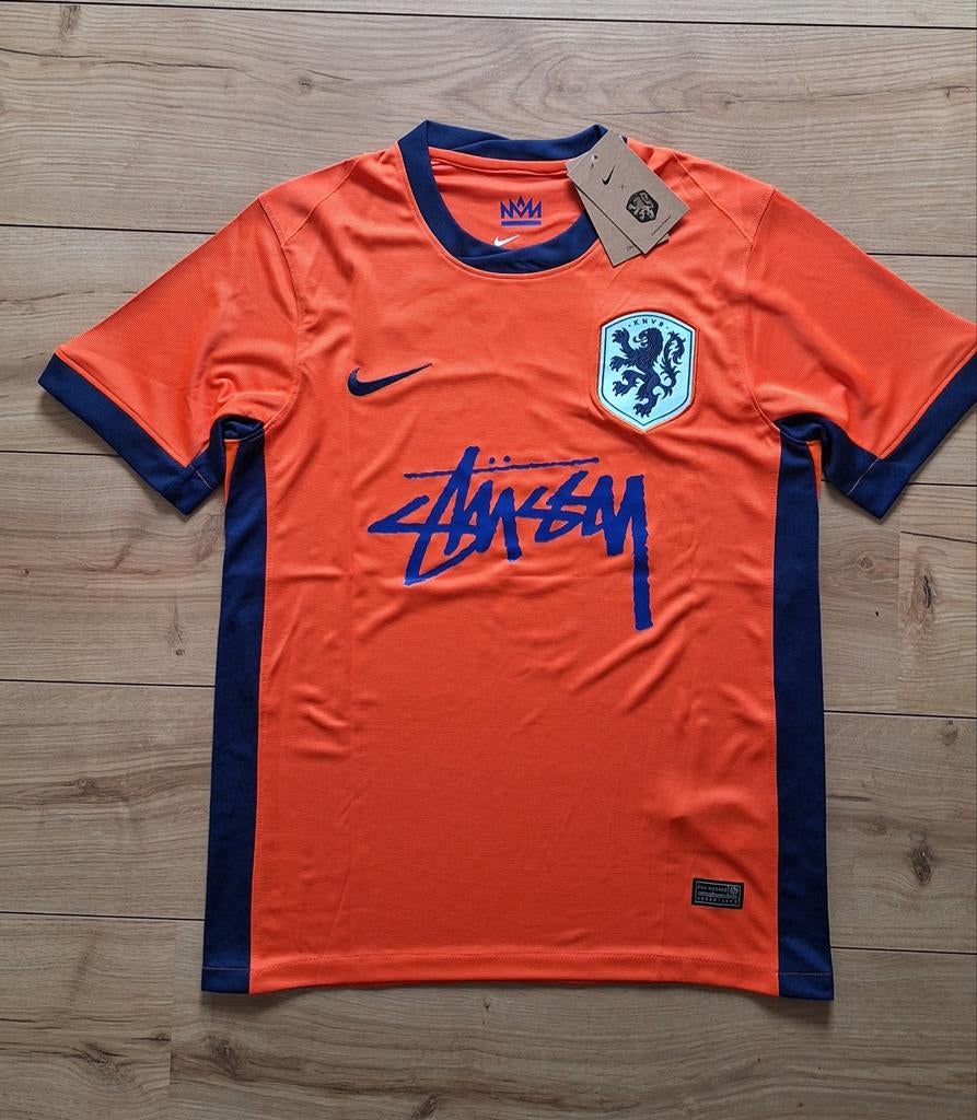 Nike x Stussy Oranje Shirt Koningsdag/WK, Maat 48/50 (M), Nike, Nieuw, Oranje