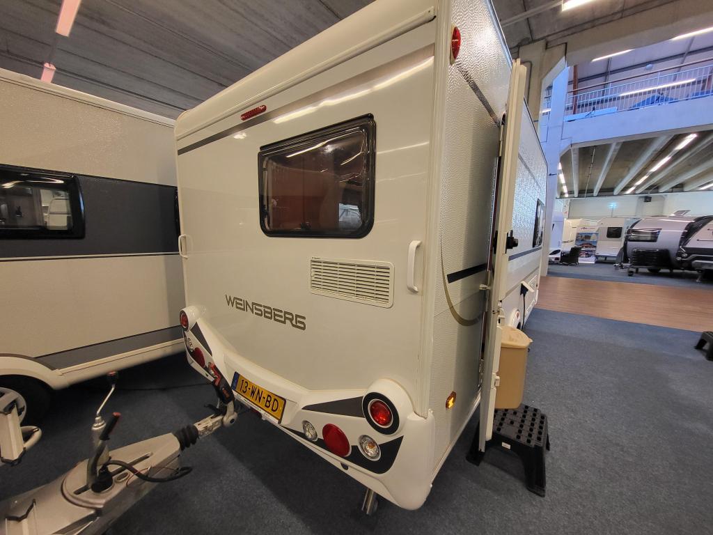 Weinsberg CaraOne 420 QD; met Unico Verona, Caravans en Kamperen, Overige merken, Schokbreker, Bedrijf, Treinzit