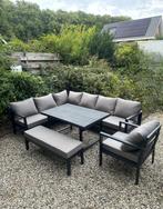 Luxe Aluminium Dining Loungeset - 9 Personen, Ophalen, Meer dan 8 zitplaatsen, Loungeset, Bank
