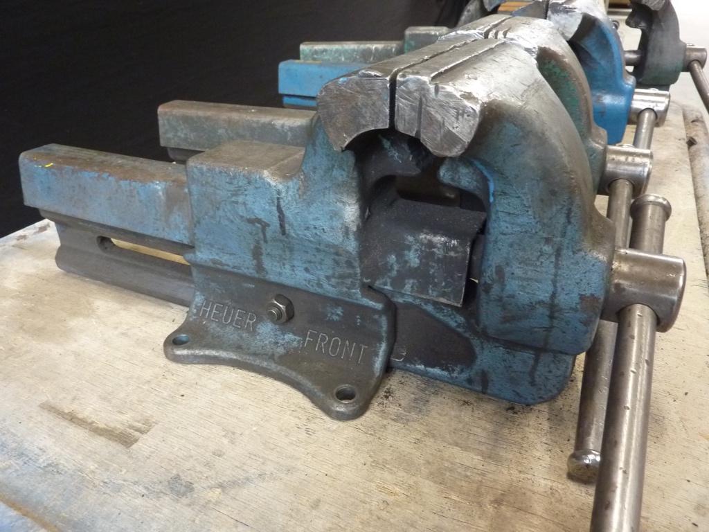 Prima Heuer Front bankschroef 150mm Zware bankschroeven!, Ophalen, Gebruikt, Handelsonderneming Hendriksen, Munstermanstraat 6 - Hal 3 - Silvolde