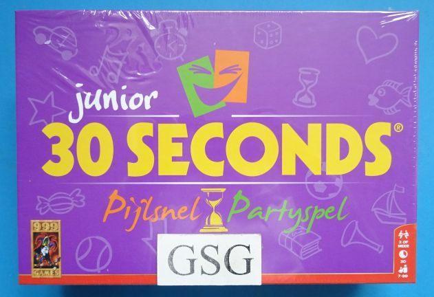 Thirty seconds junior nr. 999-SEC05-10, Hobby en Vrije tijd, Gezelschapsspellen | Bordspellen, Nieuw, Ophalen