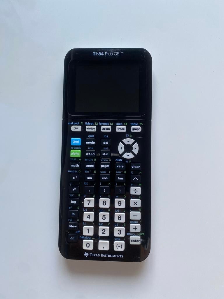 TI-84 Plus CE-T grafische rekenmachine, Diversen, Rekenmachines, Ophalen of Verzenden, Grafische rekenmachine, Gebruikt