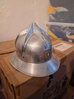 Oude aluminium brandweerhelm, Ophalen of Verzenden