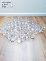 Partij thee glazen, bierglazen, frisdrankglazen enz, Ophalen, Gebruikt, Overige typen