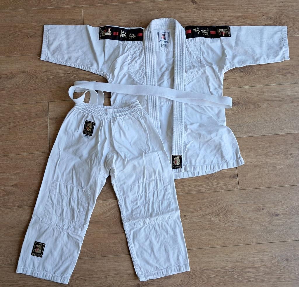 Judopak maat 120 Matsuru, Sport en Fitness, Maat XS of kleiner, Ophalen of Verzenden, Zo goed als nieuw, Judo