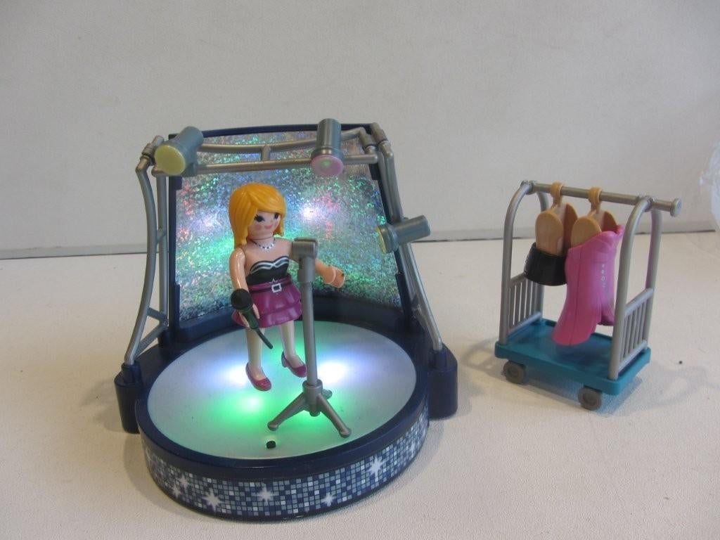 PLAYMOBIL Podium met artieste - 6983 met licht, Ophalen of Verzenden, Gebruikt, Los playmobil