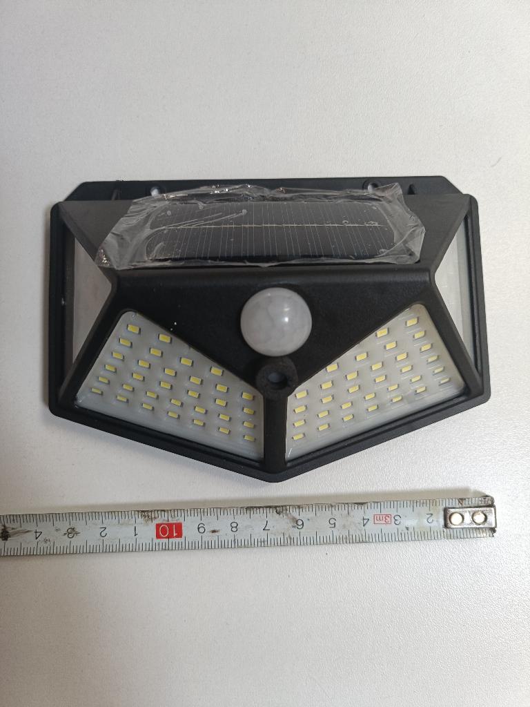 Solar LED buitenlamp met bewegingssensor, Zonne-energie, Kunststof, Minder dan 50 watt, Wandlamp